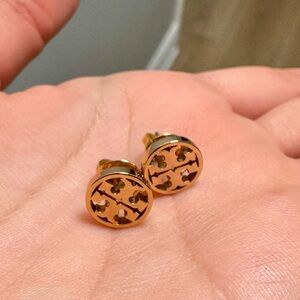 Tory Burch Gold Stud Earrings